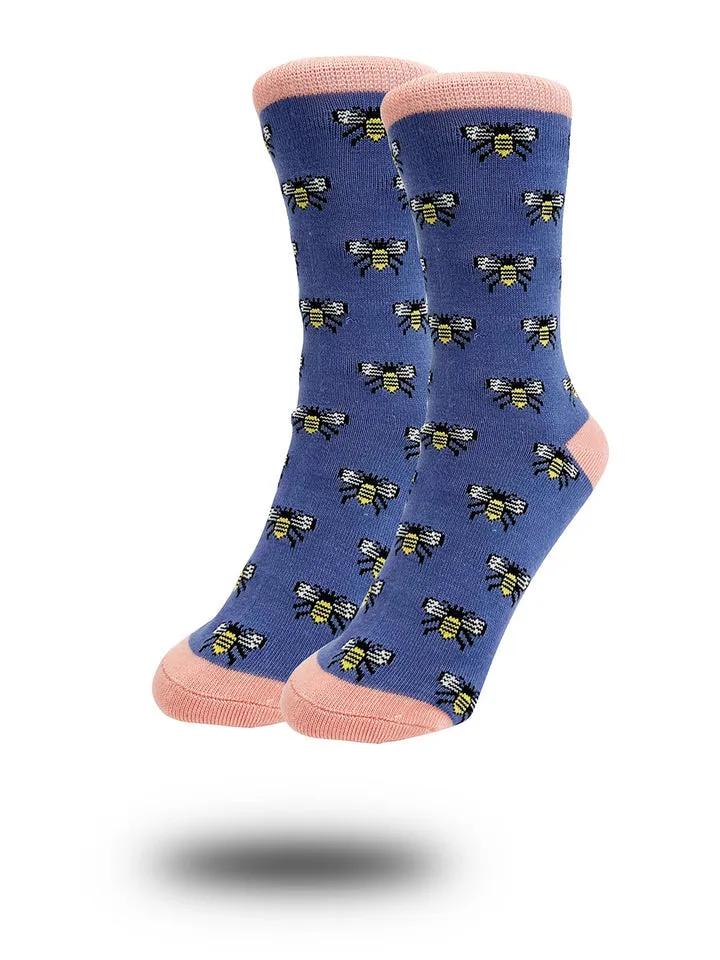 Bumble Bee Bamboo Socks