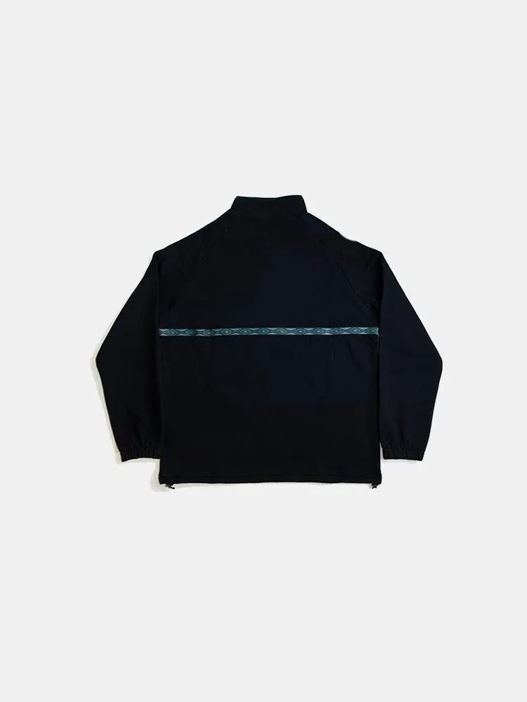 Butter Goods Mesh Fleece 1/4 Zip Pullover - Black