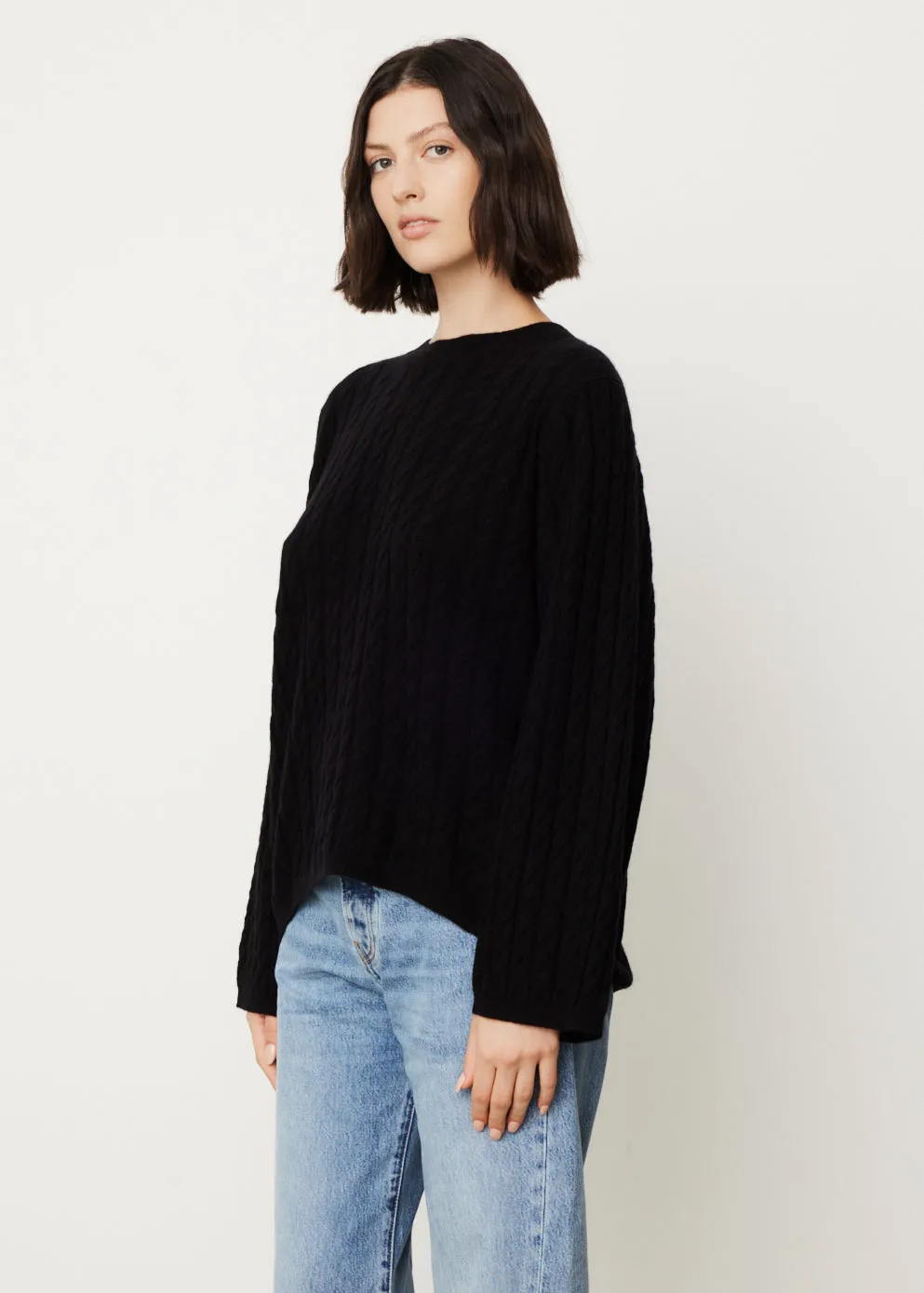 Cashmere Cable Knit Sweater