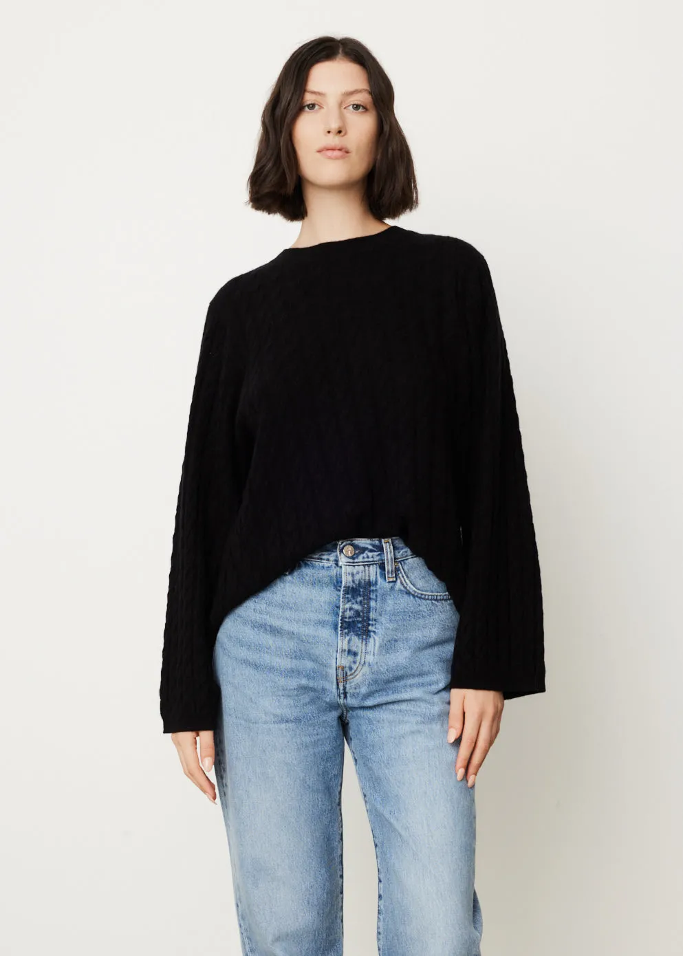 Cashmere Cable Knit Sweater