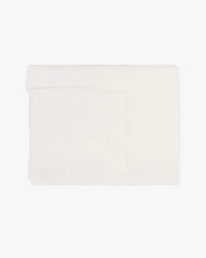 Colorful Standard Merino Wool Scarf - Optical White