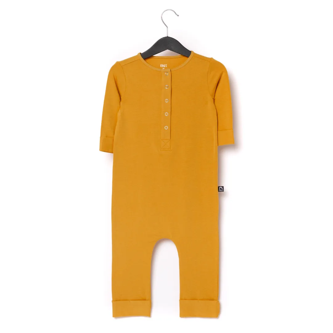 Essentials Rag Romper - 'Golden Yellow'