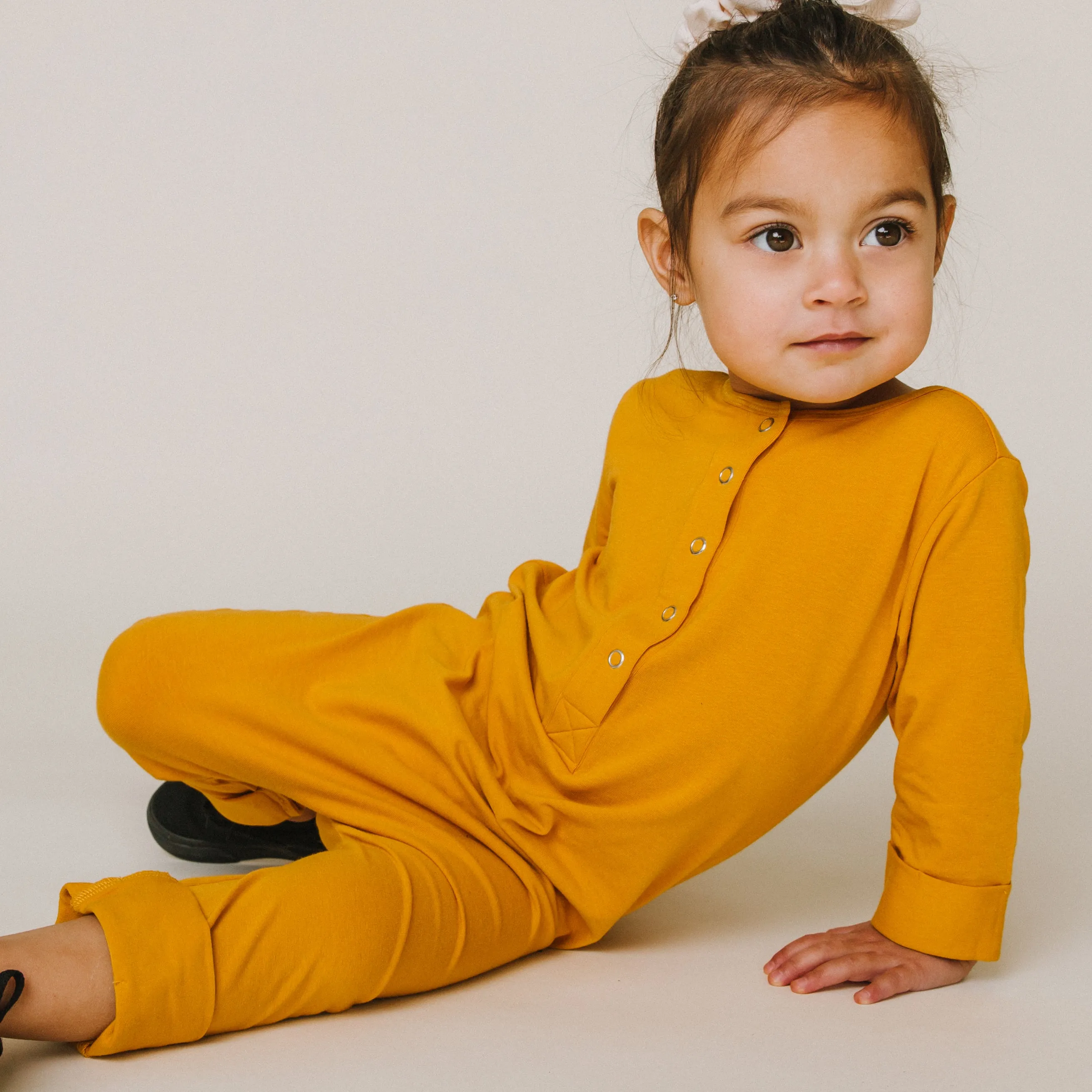 Essentials Rag Romper - 'Golden Yellow'