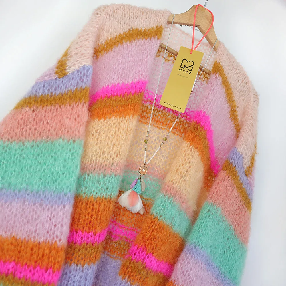 Knitting kit – MYPZ Basic Light Mohair Cardigan Talia No10 (ENG-NL)