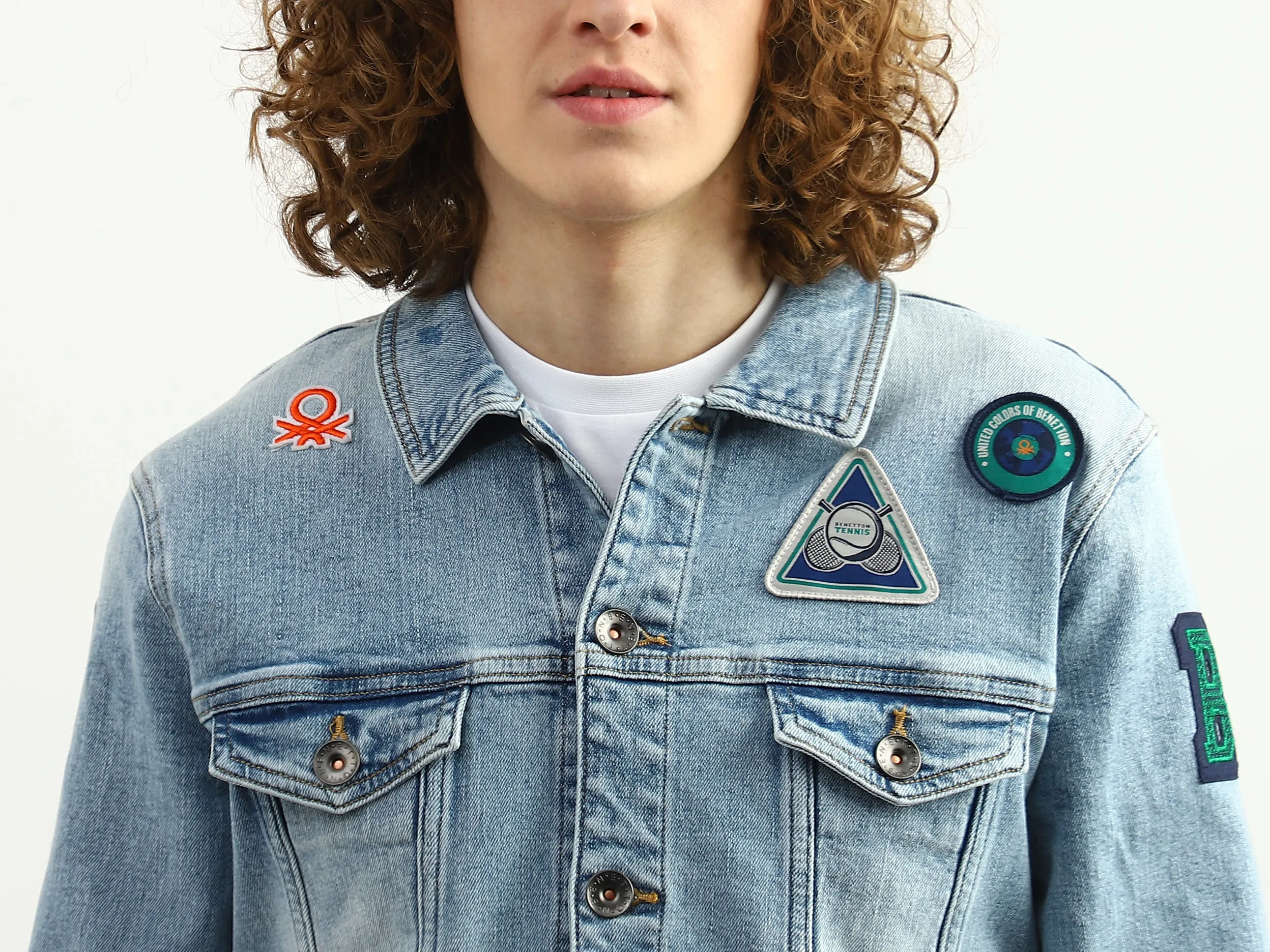 Men Quilted Spread Collar Jacket
