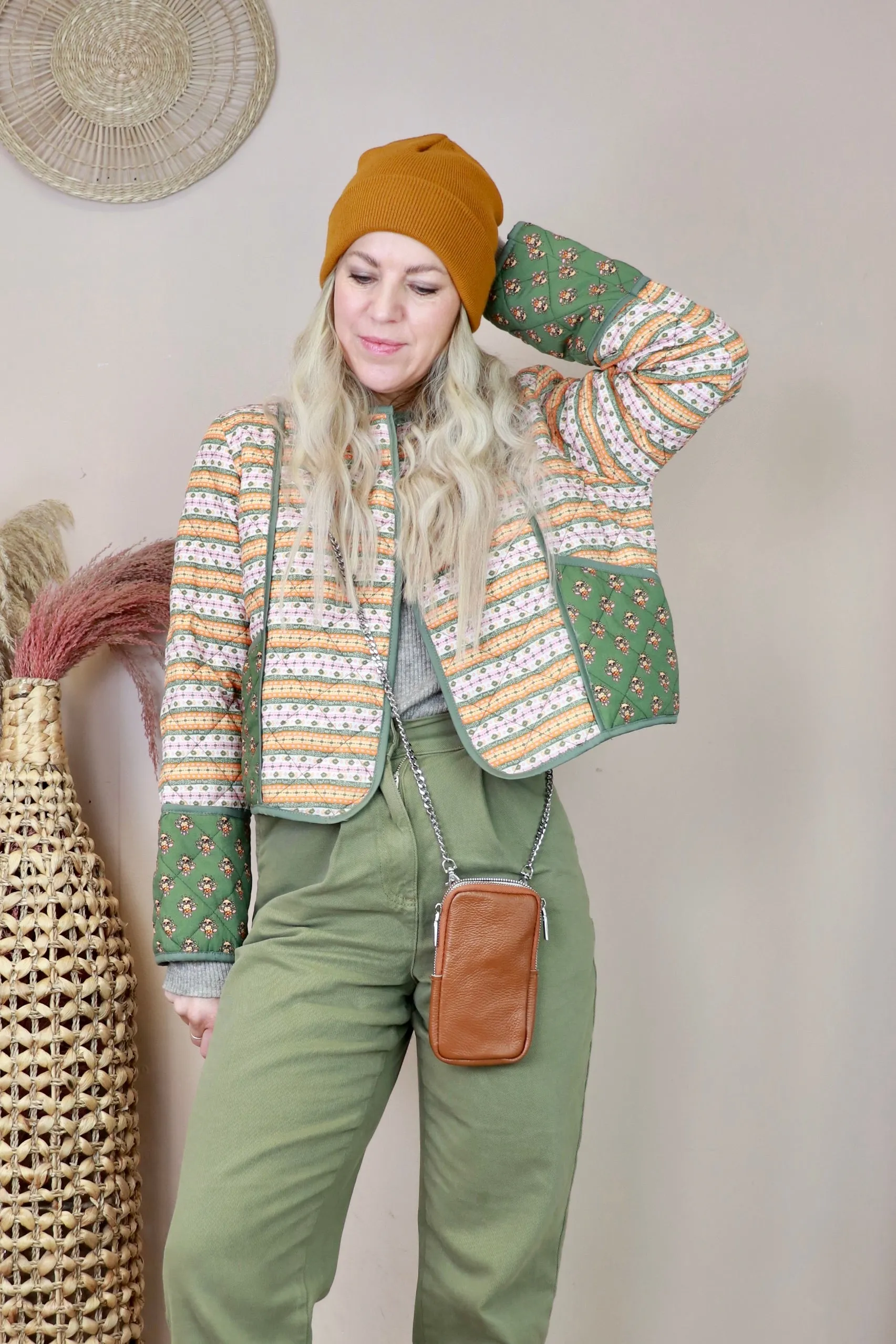 Patchwork quilted jacket