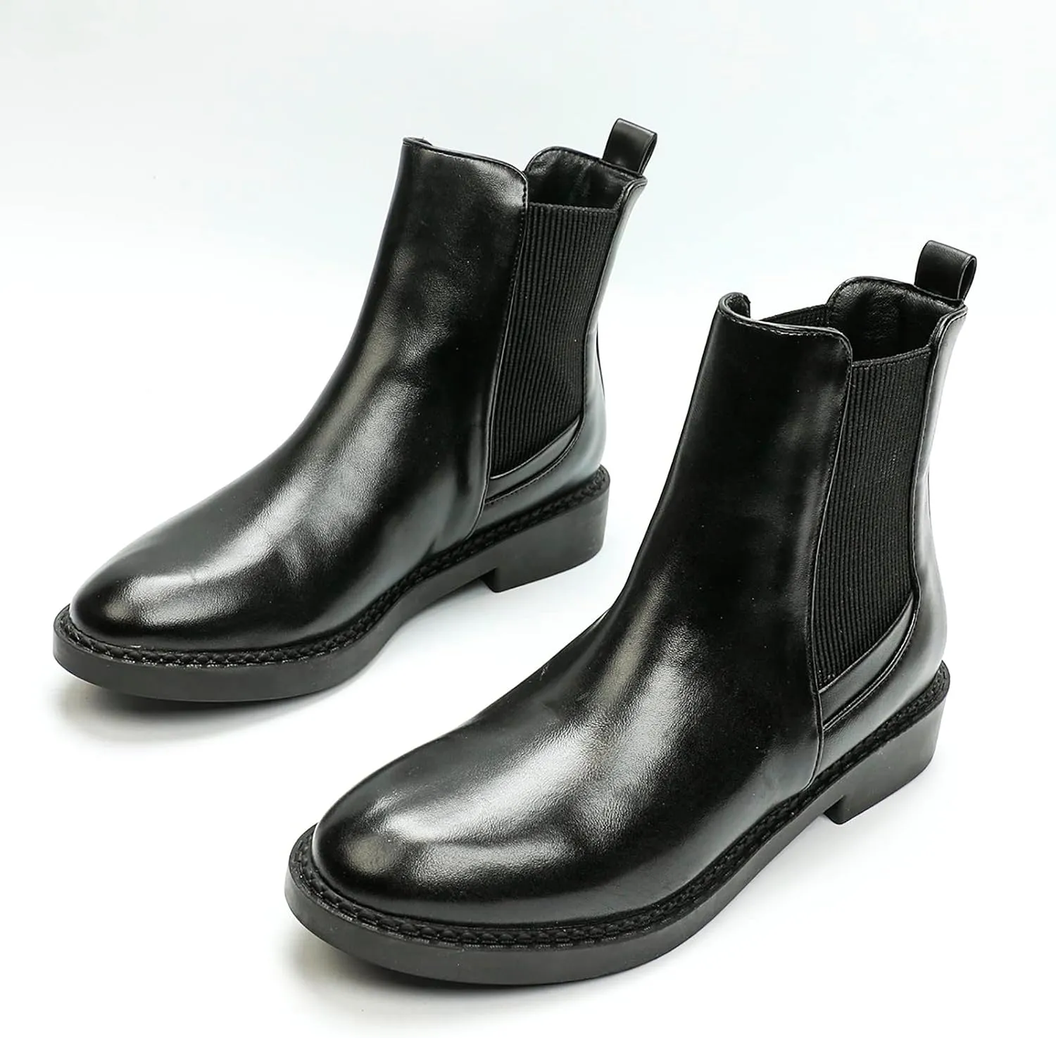 Snow Boots for Women Ankle Womens Western Booties Womens Work Boots Steel Toe Ankle Bootie for Women with Heel Fashion Round Toe Square Toe Slip On Side Zipper