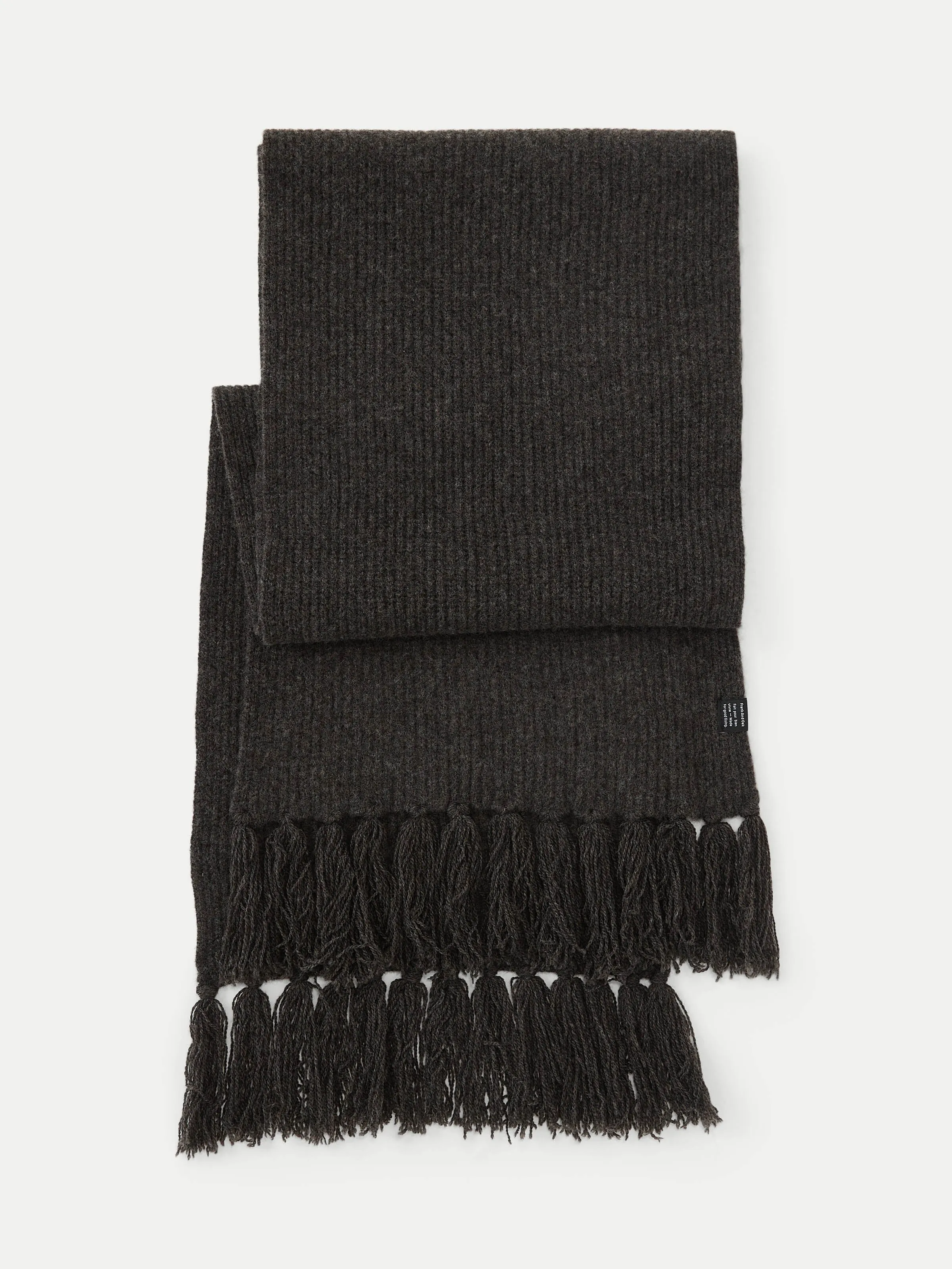 The Yak Wool Scarf in Charcoal